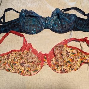 Set of two lingerie bras